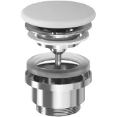 Ravak Flat - Niet-afsluitbare afvoerplug, Smoke Grey X03071