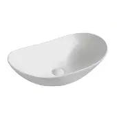 Kielle Idolio - Opzetwastafel 59x36 mm, wit 30624600