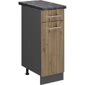 Vicco R-Line Keukenonderkast – 30 cm, WB Antraciet Artisanaal eiken