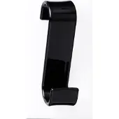 Gedy radiatorhaak MERLINO zwart plexi