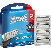 Wilkinson Quattro scheermesje, 6st