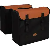 Polydaun Dubbele tas , 34 liter, 37 x 33 x 14 cm (2 stuks) - Zwart/Terracotta