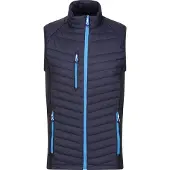 Regatta Heren Navigate Gewatteerd Hybride Gilet (Marine / Frans Blauw)