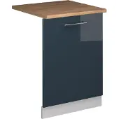 Vicco Fame-Line Vaatwasserfrontpaneel – 60 cm, WB Eik Donkerblauw hoogglans