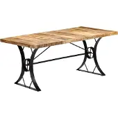 Syfax Eettafel 180x90x76 cm massief mangohout
