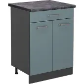 Vicco R-Line Keukenonderkast – 60 cm, WB Antraciet Blauw-grijs