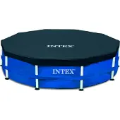 Intex 128032 afdekzeil voor framezwembaden, diameter 457 cm, met een overhang van 25 cm