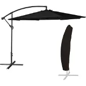Happy Garden OAHU ronde gedeporteerde parasol 3m diameter + hoes
