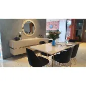 AEA Eettafel, stoelen, dressoir, spiegel, eettafelsset, eetkamer set, eetkamer