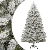 Prolenta Maison Exclusive - Kunstkerstboom, inklapbaar, besneeuwd, 270 cm