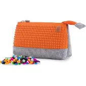 PIXIE CREW Etui Met Siliconen Paneel 20 X 12 Cm Oranje