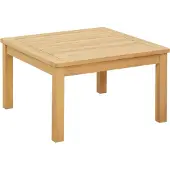 Syfax Salontafel Licht acacia 60 x 60 x 36 cm Massief Acaciahout