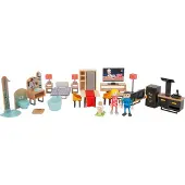 Small Foot - Houten Poppenhuis Meubeltjes Modern Complete Set, 31dlg.