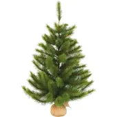 Triumph tree Black Box Trees Richmond Kunstkerstboom in Jute - H90 x Ø69 cm - Groen