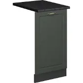 Vicco Fame-Line Vaatwasserfrontpaneel – 45 cm, WB Antraciet Groen-Goud Landhuis