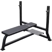 Gorilla Sports Brede Halterbank zwart