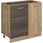 Vicco R-Line Hoekkast – 86 cm zonder werkblad Edel grijs