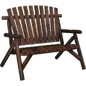 vidaXL Tuinbank 2-zits 119x85x98 cm massief vurenhout
