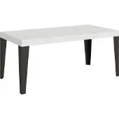 Itamoby Uittrekbare tafel, 90x180/284 cm. Frame: Flame White Ash, antraciet