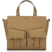 WITTCHEN Dames Katoenmix Tas Khaki Katoenmix Tas