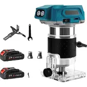 OEM Freesmachine, borstelloze motor, instelbare snelheidsstanden, met 2 batterijen