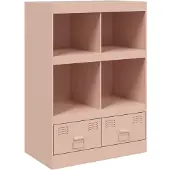 Syfax Hoge kast 67x39x95 cm staal roze