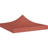 Prolenta Maison Exclusive - Partytentdak, 3x3 meter, terracotta-rood, 270 g/m²
