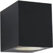 Steinhauer Moderne buiten wandlamp Logan 1-lichts vierkant zwart