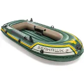 Intex Opblaasboot Intex Seahawk 2 pers Boot Set