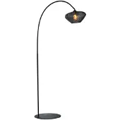 Masterlight Booglamp Porto Blossom Smoke Glas Ø 30cm