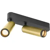 SLV Opbouwspot Grip M 2 Lichts Goud 2700k