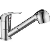 Aqualine 40 Keukenkraan met uittrekbare handdouche, chroom