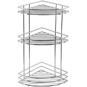 Aqualine Chrom Line - Hoekplanchet 3 laags, draadmodel, chroom 37015