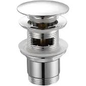 Hak - Afsluitbare afvoerplug, ClickClack, chroom TF7001