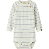 Lil´ Atelier Rompertje/body 'NBMKail' opaal / wit