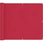 vidaXL Balkonscherm 90 x 200 cm Oxford Stof Rechthoekig Bordeauxrood