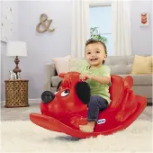 Little Tikes - Rocking Puppy - Schommelwip - Wipwap Voor Binnen en Buiten - Rood