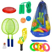 Toi-Toys Buitenspeelgoed Set in Bewaartas - 15dlg.