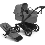 Bugaboo Kinderwagen Donkey6 Single Complete Black/Moon Grey