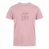 Chillaz - Kid's Lübeck Alpaca Gang - T-shirt 140, roze