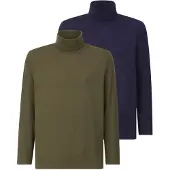 Babista Regular Fit Longsleeve donkerblauw, Effen