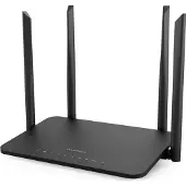 Thomson Router Dual Band Gigabit Wi-Fi 5 1200Mbps, Router, Zwart