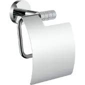 Alvoro Aura Toiletrolhouder Met Klep - Chroom - RVS 304 - Accessoires, Toilet accessoires, Toiletrolhouders - 5404024125766