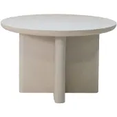 Giga Meubel Tuintafel Miso Rond Beige Ø120cm