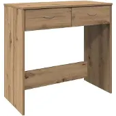 vidaXL Bureau Artisan Eikenhout, 80x40x75 cm, houtvezel