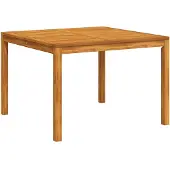 vidaXL Tuintafel 110x110x75 cm massief acaciahout