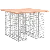 vidaXL Tuintafel schanskorfontwerp 100x102x72 cm massief douglashout