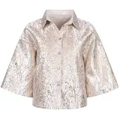 NUKUS Dames Blouses Leena Blouse - Goud - Maat M
