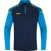 Jako Functioneel shirt 'Challenge' navy / cyaan blauw / neonblauw / geel