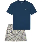 Schiesser Nachtkledij ' Teens Nightwear ' beige / blauw / lichtgroen / bordeaux